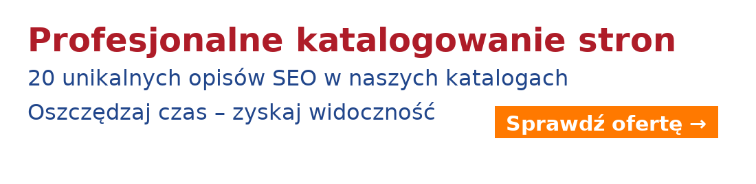 Profesjonalne katalogowanie stron - Grupa SEO 24